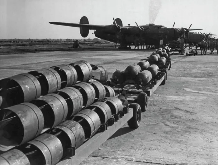 Framed Print : 89C - Loading Bombs And Ammunition - Bombing Crew At Work Framed Print : 89C - Loading Bombs And Ammunition - Bombing Crew At Work