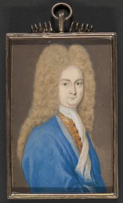 Framed Print : Aaron Hill, Dramatist (1685-1750), J