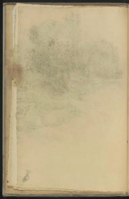 Framed Print : Abklatsch of the chalk drawing on page 53. Page 52 from a sketchbook with 42 sheets made around the Ewijkshoeve