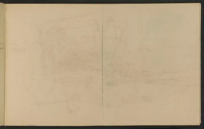 Framed Print : Abklatsch van de krijttekening op pagina 20