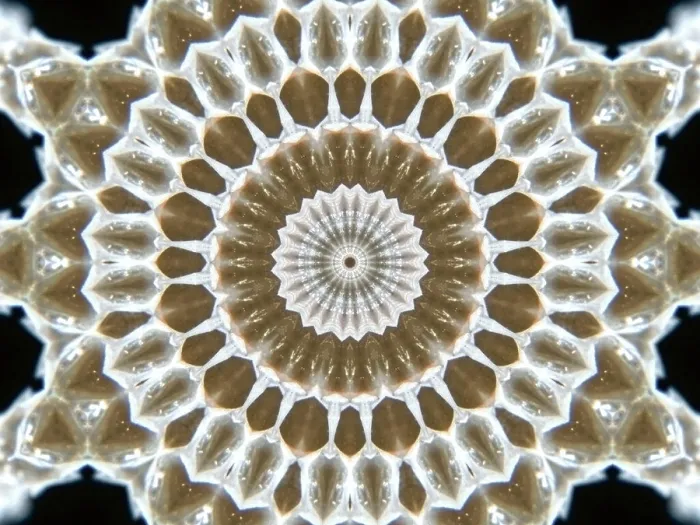 Framed Print : An abstract patter made from applying fractal mirroring to a photo of snake skin Framed Print : An abstract patter made from applying fractal mirroring to a photo of snake skin
