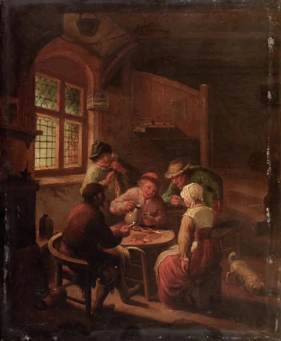 Framed Print : According to Adriaen Van Ostade (1610-1685) Framed Print : According to Adriaen Van Ostade (1610-1685)