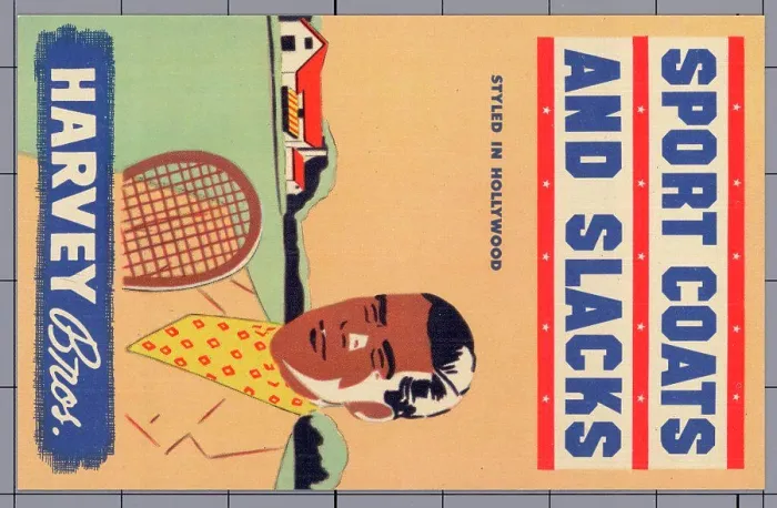 Framed Print : Advertisement for Sport Coats and Slacks Framed Print : Advertisement for Sport Coats and Slacks