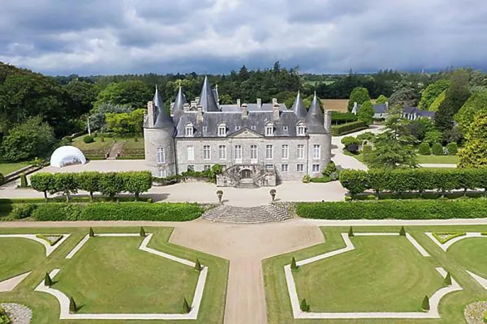 Framed Print : Aerial view of Chateau de Kergrist, Ploubezre, Cotes d'Armor department, Bretagne Breizh region, France, Europe Framed Print : Aerial view of Chateau de Kergrist, Ploubezre, Cotes d'Armor department, Bretagne Breizh region, France, Europe