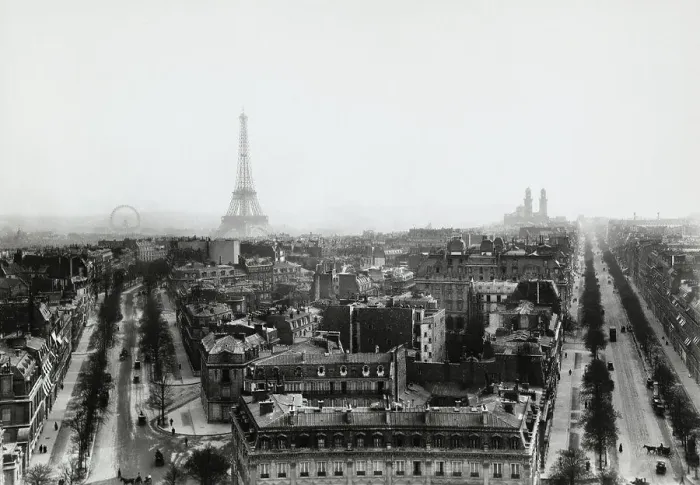 Framed Print : Aerial view of a city, Paris, France Framed Print : Aerial view of a city, Paris, France