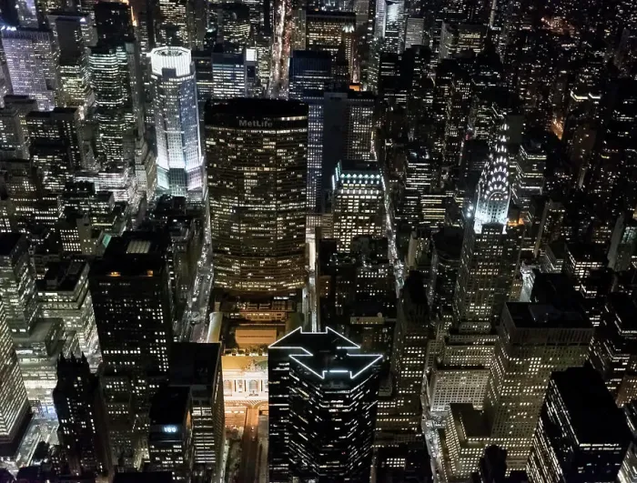 Framed Print : Aerial view from helicopter of Midtown, Chrysler Building, New York, USA Framed Print : Aerial view from helicopter of Midtown, Chrysler Building, New York, USA