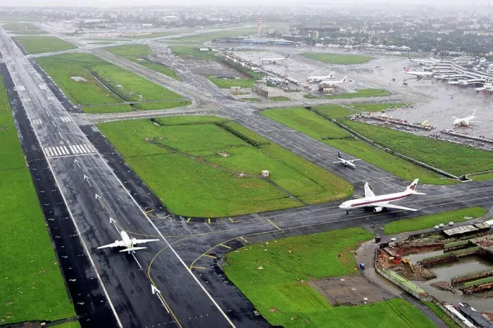 Framed Print : An aerial view runways Framed Print : An aerial view runways