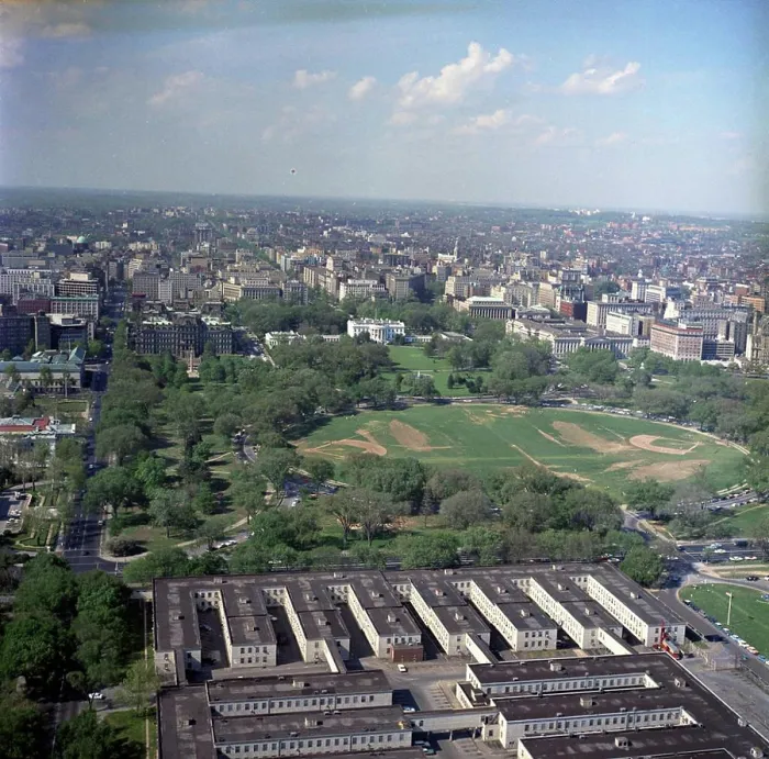 Framed Print : Aerial views of Washington, D.C