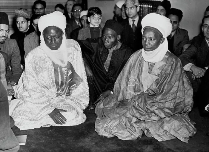 Framed Print : African Delegates at London Muslim Ceremony