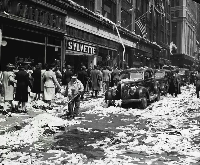 Framed Print : Aftermath -- ****** Sixth-street and Sixth-avenue Framed Print : Aftermath -- ****** Sixth-street and Sixth-avenue
