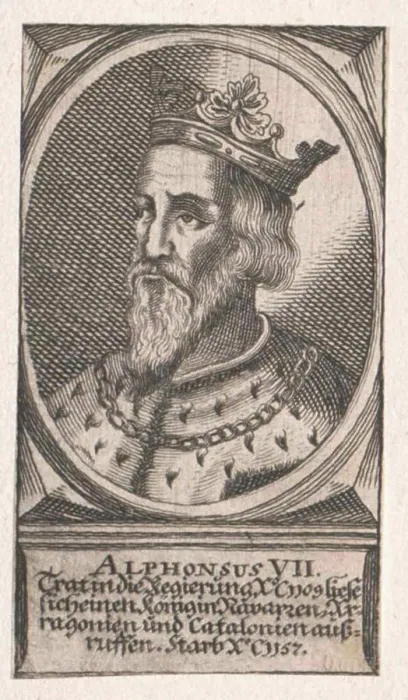 Framed Print : Alfons VII. King of Castile and León