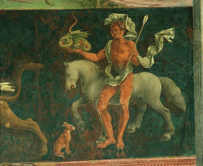 Framed Print : Allegory of April: Astrological Symbols of Taurus (Mese di Aprile: Simboli astrologici del Toro) Framed Print : Allegory of April: Astrological Symbols of Taurus (Mese di Aprile: Simboli astrologici del Toro)
