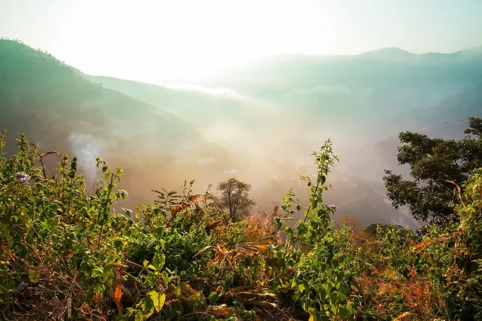 Framed Print : Amazing mountains landscape in Guatemala
