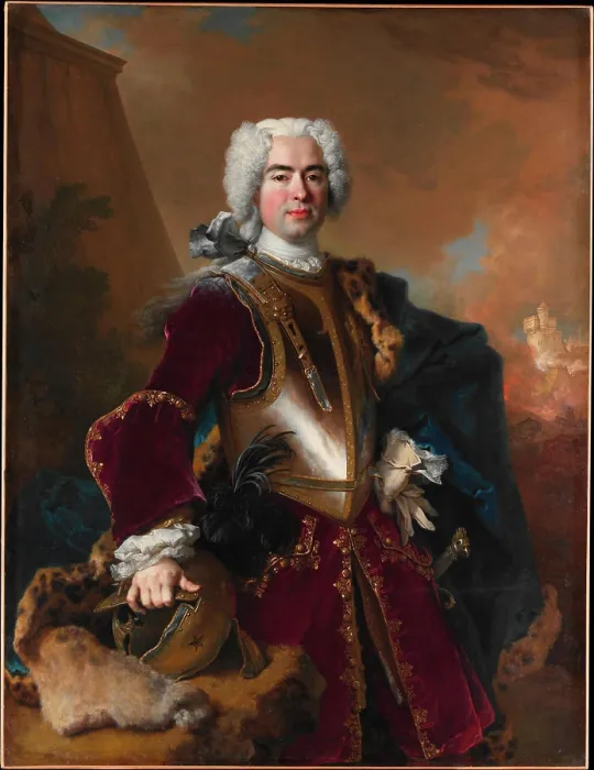 Framed Print : André François Alloys de Theys d'Herculais (1692-1779) 1727 Nicolas de Largillierre (or Largillière) Framed Print : André François Alloys de Theys d'Herculais (1692-1779) 1727 Nicolas de Largillierre (or Largillière)
