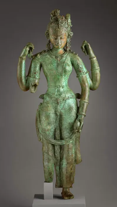 Framed Print : The Androgynous Form of Shiva and Parvati (Ardhanarishvara) Framed Print : The Androgynous Form of Shiva and Parvati (Ardhanarishvara)