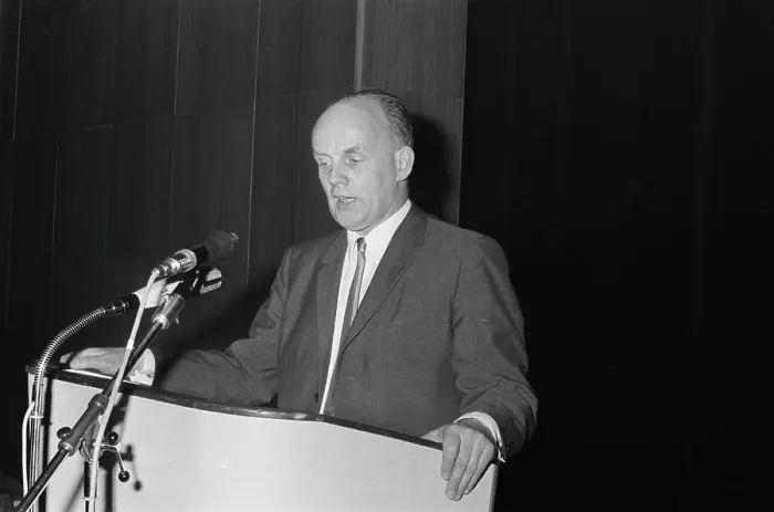 Framed Print : Anefo photo collection. 6th general meeting of the European trade movement sector in the Dutch Congressb Framed Print : Anefo photo collection. 6th general meeting of the European trade movement sector in the Dutch Congressb