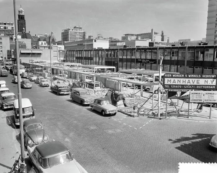 Framed Print : Anefo photo collection. Construction stores in Rotterdam. May 26, 1959 Framed Print : Anefo photo collection. Construction stores in Rotterdam. May 26, 1959