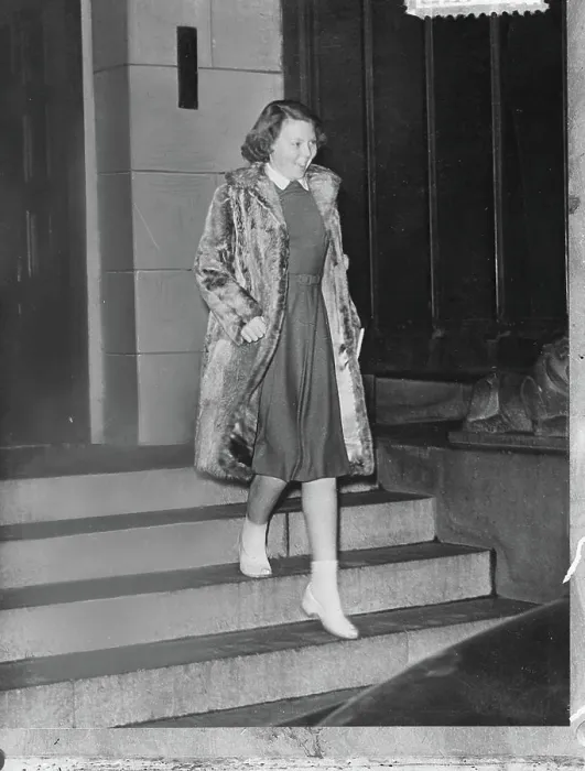 Framed Print : Anefo photo collection. The crown princess leaves royal palace on the dam surroundings away. January 21, 1952 Framed Print : Anefo photo collection. The crown princess leaves royal palace on the dam surroundings away. January 21, 1952