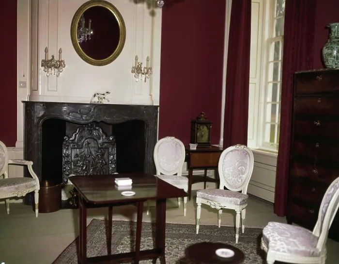 Framed Print : Anefo photo collection. Drakenstein castle. Salon with Sjah carpet from Persia. undated Framed Print : Anefo photo collection. Drakenstein castle. Salon with Sjah carpet from Persia. undated