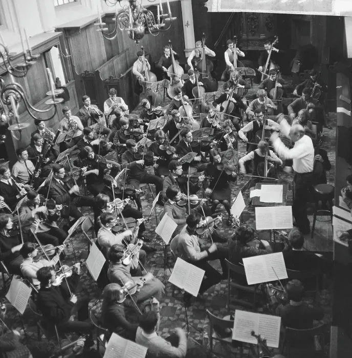 Framed Print : Anefo photo collection. Dutch Student Orchestra in Bergen, Noord-Holland. January 3, 1966. Bergen, Noord-Holland Framed Print : Anefo photo collection. Dutch Student Orchestra in Bergen, Noord-Holland. January 3, 1966. Bergen, Noord-Holland