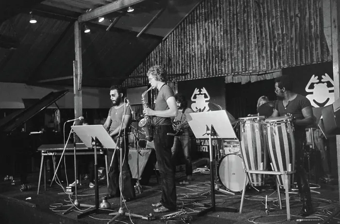 Framed Print : Anefo photo collection. Final International Jazz Festival Loosdrecht