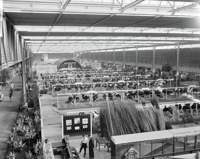 Framed Print : Anefo photo collection. Frisiana in Leeuwarden officially opened by Minister J