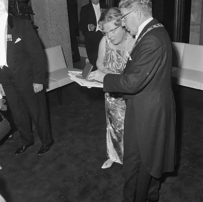 Framed Print : Anefo photo collection. Opening Concertgebouw De Doelen in Rotterdam. 18 May 1966. Rotterdam, South Holland Framed Print : Anefo photo collection. Opening Concertgebouw De Doelen in Rotterdam. 18 May 1966. Rotterdam, South Holland