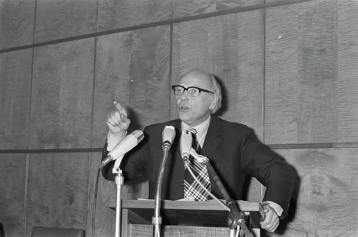 Framed Print : Anefo photo collection. PvdA Party Board meeting in Utrecht, the Uyl speaks. December 9, 1972. Utrecht Framed Print : Anefo photo collection. PvdA Party Board meeting in Utrecht, the Uyl speaks. December 9, 1972. Utrecht