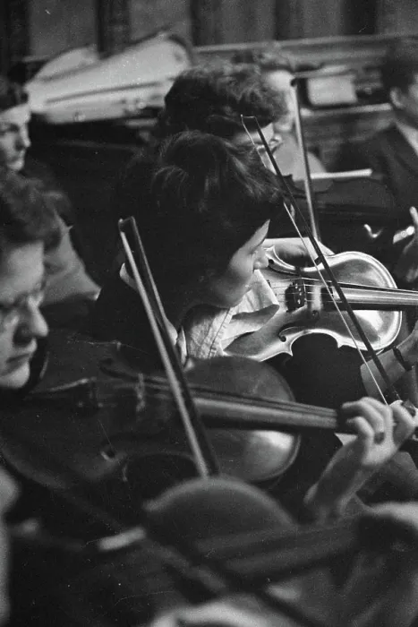 Framed Print : Anefo photo collection. Rehearsal of the Dutch Student Orchestra in Bergen. January 6, 1961. Bergen Framed Print : Anefo photo collection. Rehearsal of the Dutch Student Orchestra in Bergen. January 6, 1961. Bergen