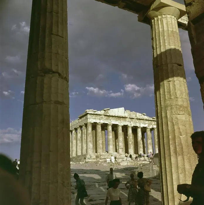 Framed Print : Anefo photo collection. Series worldjamboree Greece; Pillars Acropolis Pathenon. August 1963. Greece Framed Print : Anefo photo collection. Series worldjamboree Greece; Pillars Acropolis Pathenon. August 1963. Greece