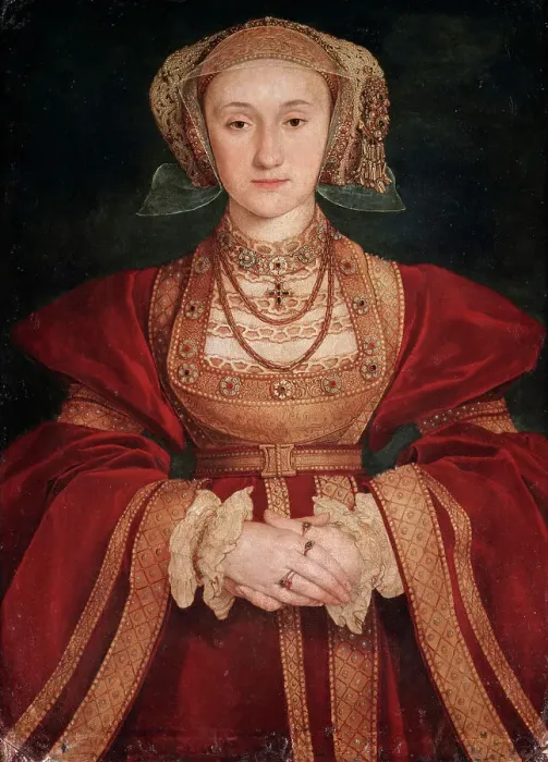 Framed Print : Anne of Cleves by Hans Holbein the Younger Framed Print : Anne of Cleves by Hans Holbein the Younger
