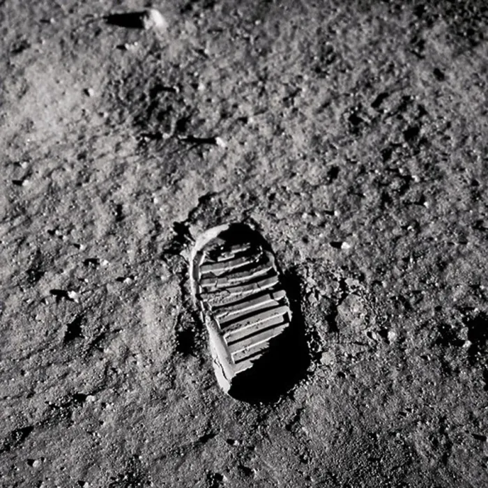 Framed Print : Apollo 11 - Footprint on an Alien World Framed Print : Apollo 11 - Footprint on an Alien World