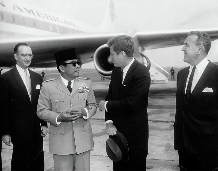 Framed Print : Arrival ceremonies for Sukarno Framed Print : Arrival ceremonies for Sukarno