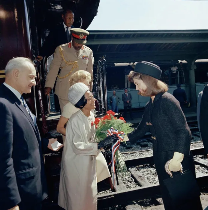 Framed Print : Arrival ceremony for Haile Selassie I