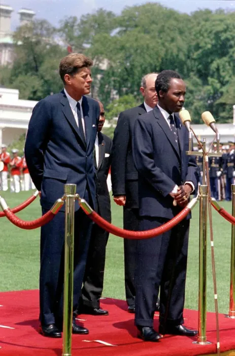 Framed Print : Arrival ceremony for Julius Nyerere Framed Print : Arrival ceremony for Julius Nyerere