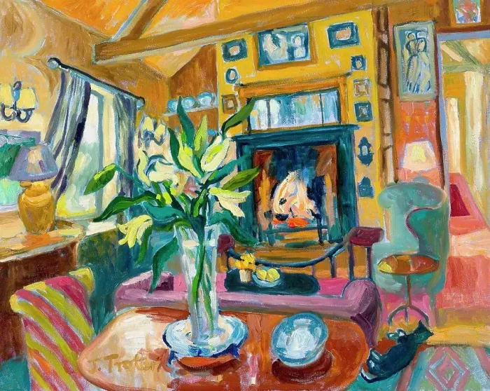 Framed Print : Art, Josephine Trotter, 2015 (b.1940 / British) Framed Print : Art, Josephine Trotter, 2015 (b.1940 / British)