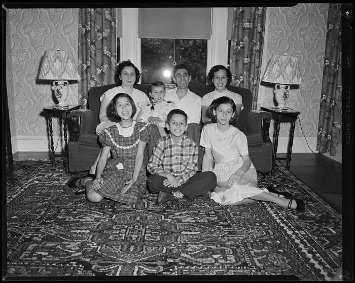 Framed Print : Arthur A. Fiorillo - family, Families, Children. Leon Abdalian Collection