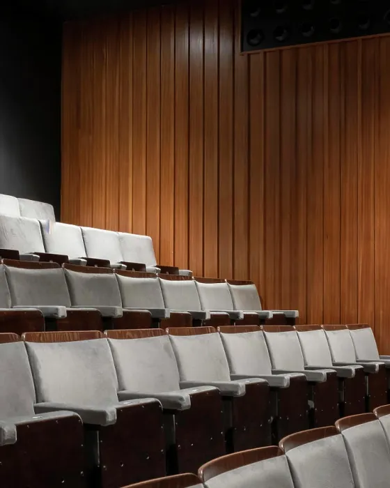 Framed Print : The Ashcroft Playhouse seating. Fairfield Halls, Croydon, United Kingdom. Architect: MICA, 2019 Framed Print : The Ashcroft Playhouse seating. Fairfield Halls, Croydon, United Kingdom. Architect: MICA, 2019