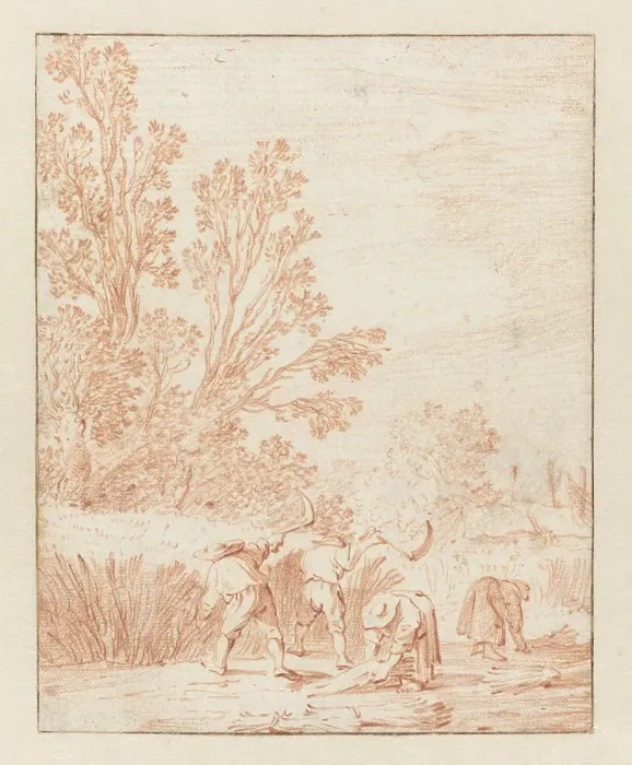 Framed Print : August, Esaias van de Velde, 1629 - 1680 Framed Print : August, Esaias van de Velde, 1629 - 1680
