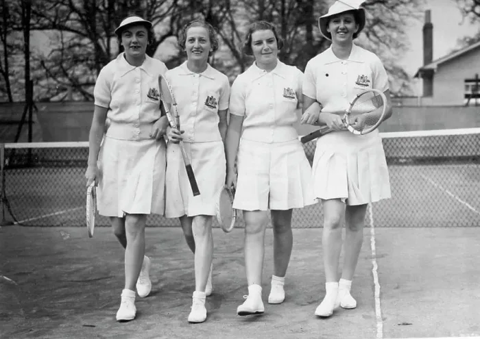 Framed Print : Australian Ladies Tennis Team In Action Framed Print : Australian Ladies Tennis Team In Action