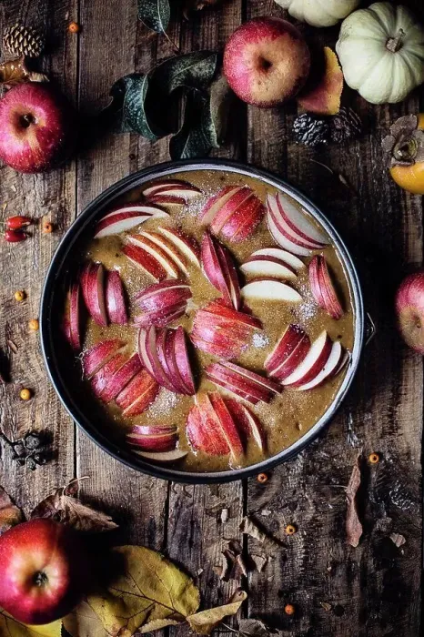 Framed Print : Autumn mood: apple cake in the making Framed Print : Autumn mood: apple cake in the making