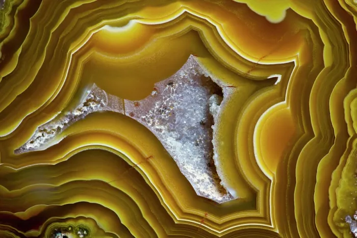 Framed Print : Banded Agate, Quartzsite, AZ Framed Print : Banded Agate, Quartzsite, AZ