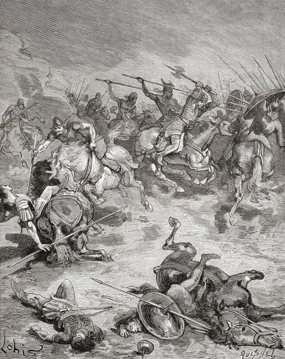Framed Print : The Battle of Tertry, Somme, 687