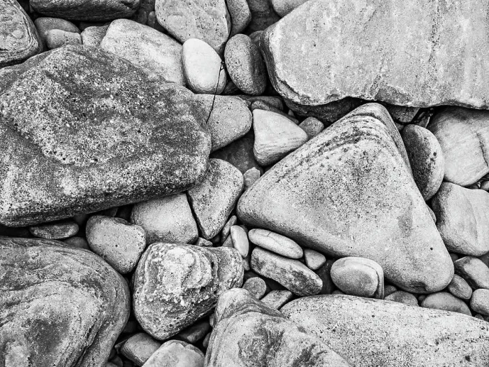 Framed Print : Beach Rocks Beach Rocks On Pebble Island Black & White Framed Print : Beach Rocks Beach Rocks On Pebble Island Black & White