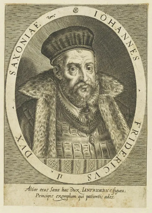 Framed Print : Bildnis des Johannes Fridericvs 2. DVX Saxony Framed Print : Bildnis des Johannes Fridericvs 2. DVX Saxony