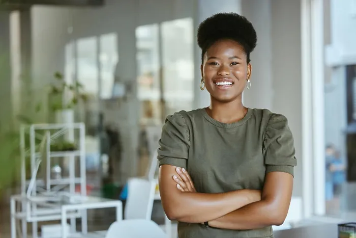 Framed Print : Black woman, portrait and business with confidence for career Framed Print : Black woman, portrait and business with confidence for career