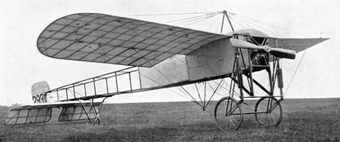 Framed Print : Bleriot monoplane used by the British army, 1914