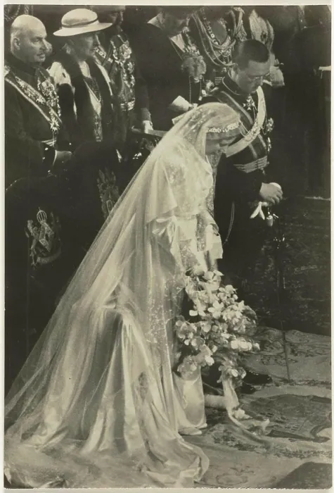 Framed Print : Blessing the marriage of Princess Juliana and Prince Bernhard in the St Framed Print : Blessing the marriage of Princess Juliana and Prince Bernhard in the St