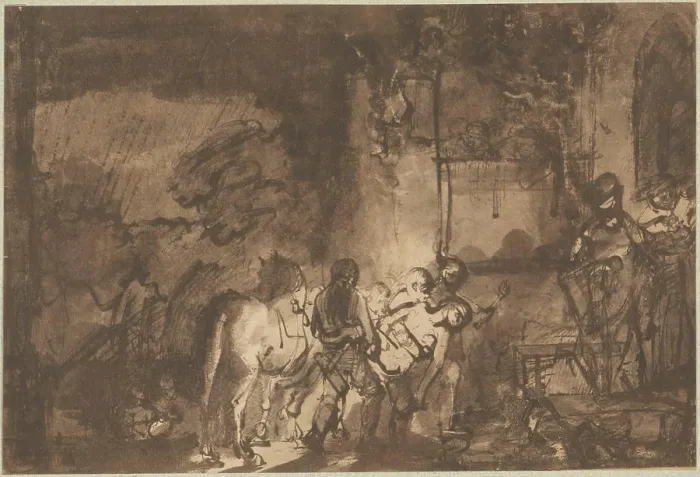 Framed Print : Bliżej Kultury H. Kleinmann & Co Haarlem, Rembrandt van Rijn (1606 1669)