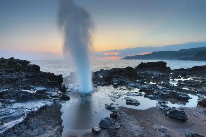 Framed Print : Blow hole on the coast, Nakalele Blowhole, Poelua Bay, Hawea Point, Maui, Hawaii, USA Framed Print : Blow hole on the coast, Nakalele Blowhole, Poelua Bay, Hawea Point, Maui, Hawaii, USA